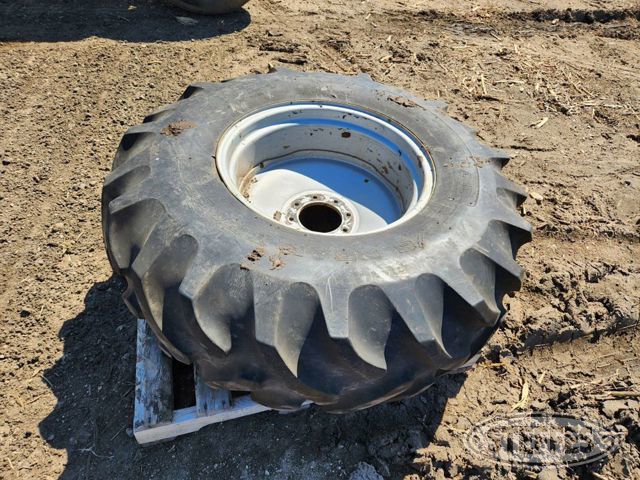 (1) 16.9-24 tire on rim